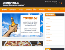 Tablet Screenshot of juomapelit.fi